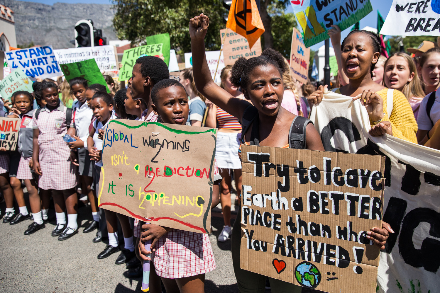 South African youths march for action against climate change | GroundUp